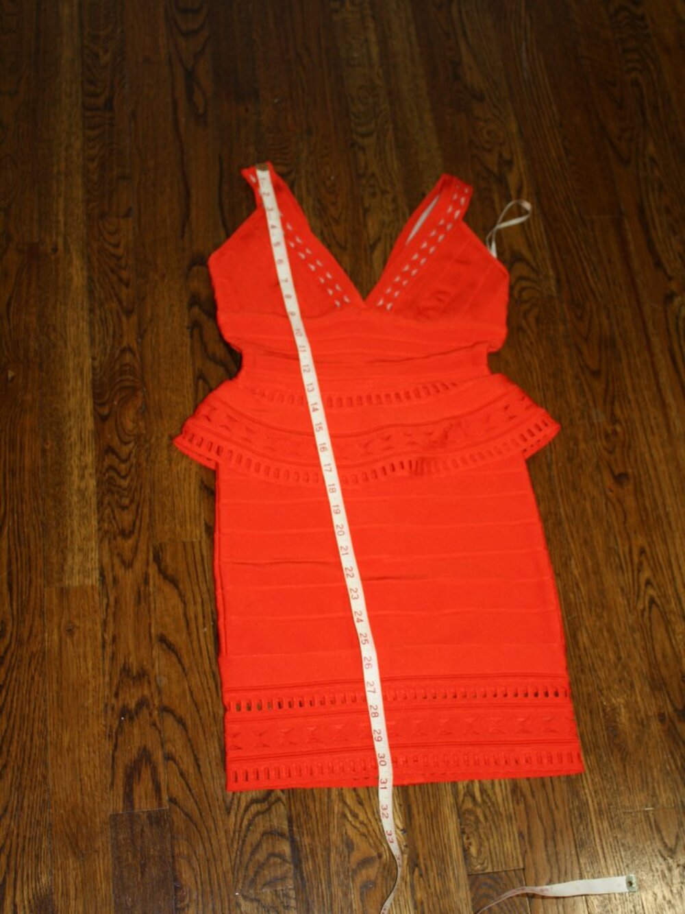 NWT Herve Leger - Rebeca Cutout Peplum Bandage Dress - Size Small - Picture 10 of 15